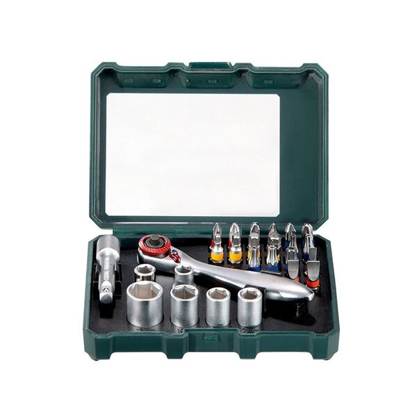 set-bitova-i-nasadnih-kljuceva-metabo.jpg Set bitova Metabo / 26 box - Slika 1